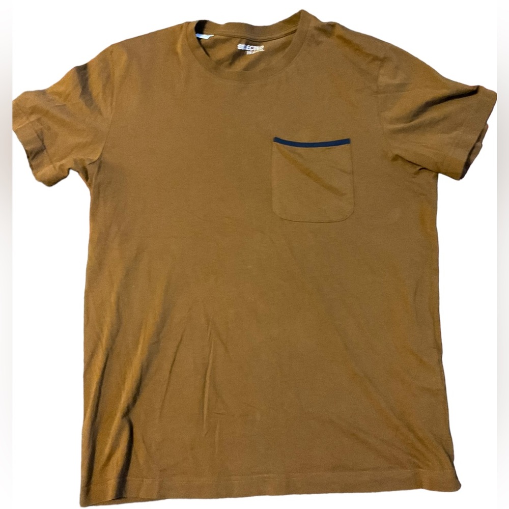 Selected Homme Mens Pocket T Shirt